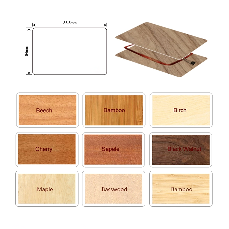 JYL-Tecg Eco-Friendly Wood RFID Cards