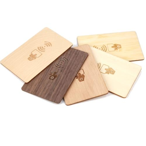 JYL-Tech RFID Wood Card use embedded RFID chips and print LOGO as required to create an unforgettable card experience.