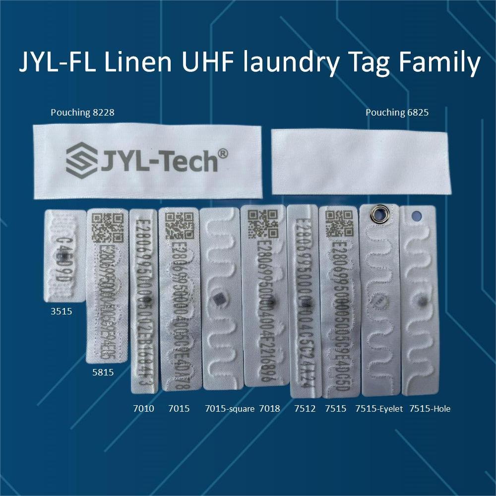 Washable UHF RFID Fabric Laundry Tag