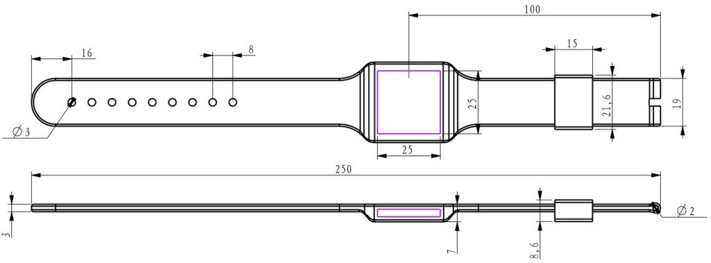 JYL-TECH WR12 LONG range wristband