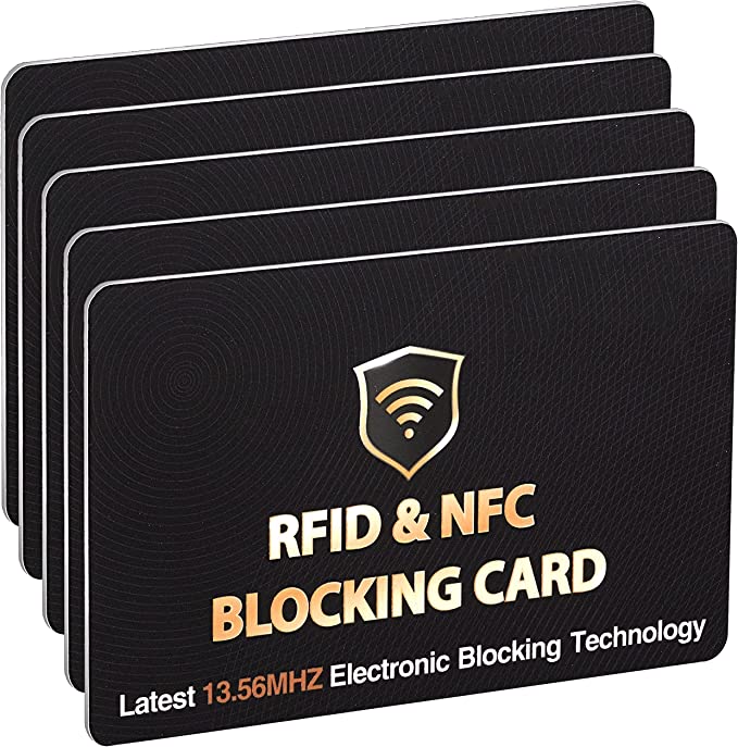 You can transfer the RFID Blocking Card to another wallet in seconds & it protects ALL your cards
