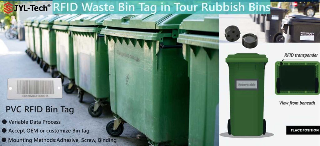 waste bin tag for waste management