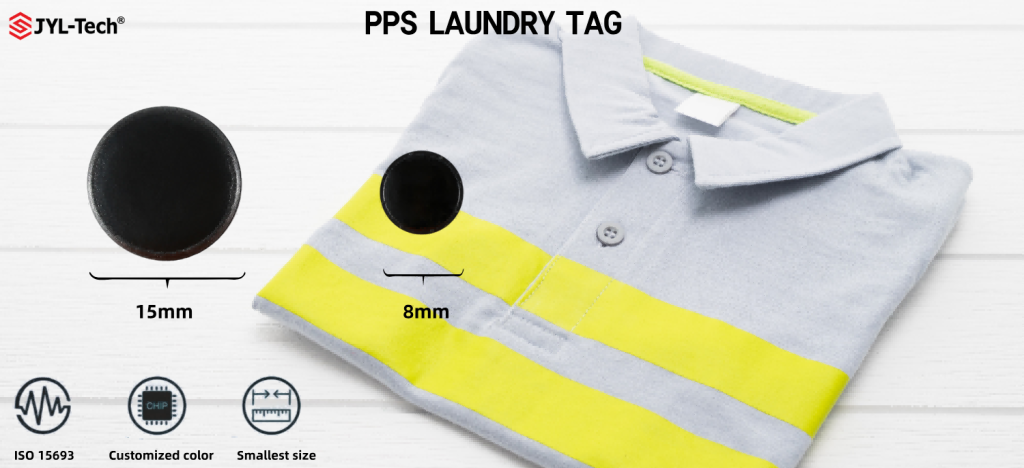 Each tag is built to last through over 200 industrial wash cycles or up to two years of regular use.